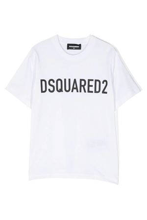 White cotton tshirt  DSQUARED KIDS | DQ1770D0A4CDQ100